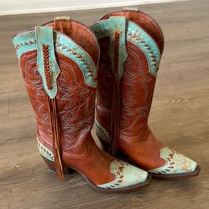 NEW Leather Cowboy Boots